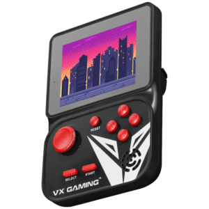 VX Gaming Nostalgia Series Handheld Retro Game Station with 4gb Micro SD - Black