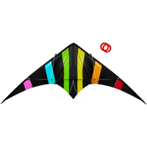 Quest Dual Line Delta Stunt 180cm Kite - Multi