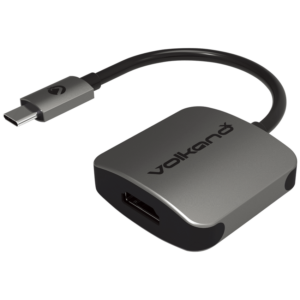 VolkanoX Core HDMI Series USB Type-C to 4K HDMI Converter - 10cm - Charcoal