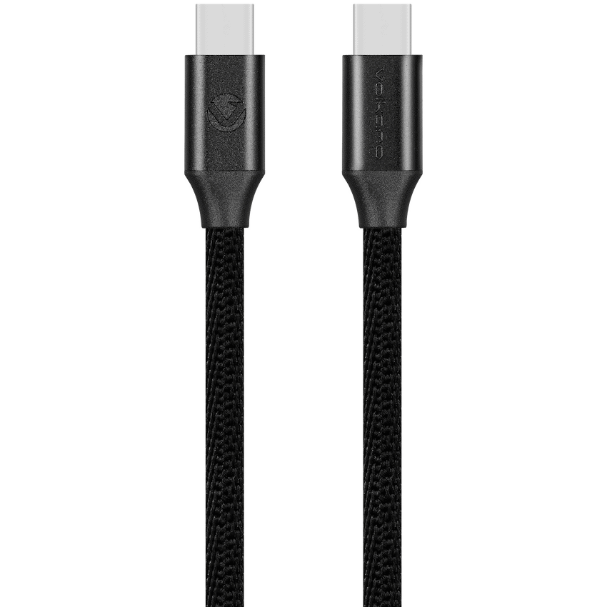 Volkano Weave Series Type-C to Type-C Cable 3m 60w - Black