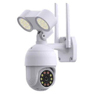 Smart Wi-Fi 1080P PTZ IP Camera Outdoor Auto-Track Floodlight