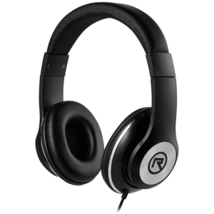 Rocka Cortex series Aux Headphones - Black