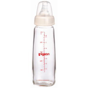 Pigeon Flexible Glass Bottle with Peristaltic Nipple 240ml