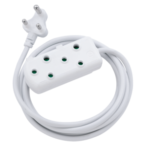 Switched Heavy-Duty Side-by-Side (SBS) Extension Leads 10m - WT