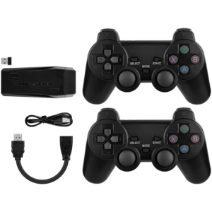 4K VX Game Console with Wireless Controllers - Black