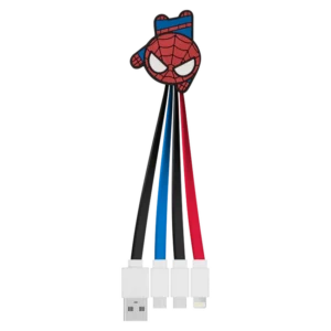 Marvel 3-in-1 Charging Cable - Spider-Man