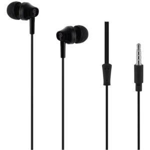 Pro Bass Genesis Series 3.5mm Wired Earphones (No Mic) - Black
