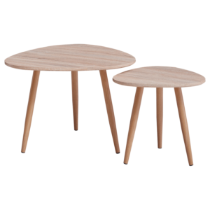 Everfurn Bohemian Nesting Coffee Tables - 2-Piece Set