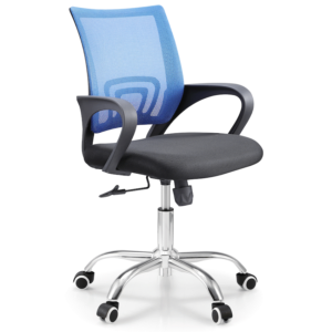 Everfurn Swift Mid Back Chair - Blue