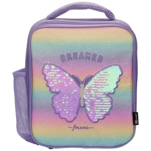 Quest Butterfly Deluxe Lunch Cooler - Purple