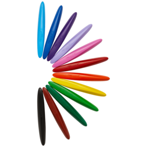 Spider-Man 12 Plastic Crayons Twin Tip Triangular - Multi