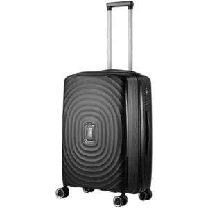 Travelwize Ripple PP 4-Wheel Spinner 55cm Luggage - Black