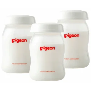 Pigeon Milk Storage Bottle 160ml + Disk (3 Pc)