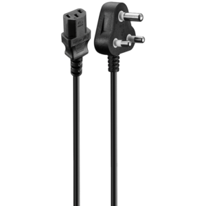 Volkano Presto Series Power Cable 3-Pin IEC to Type-M 1.8m 10a - Black