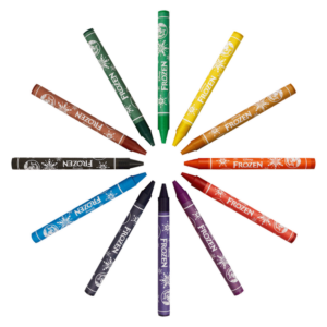 Frozen 12 Wax Crayons Multi