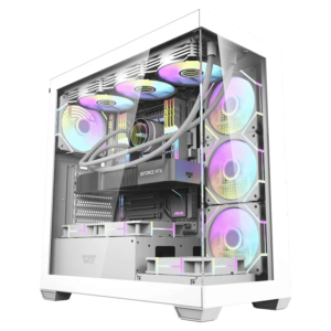 darkFlash DS900 ATX Computer Case - White