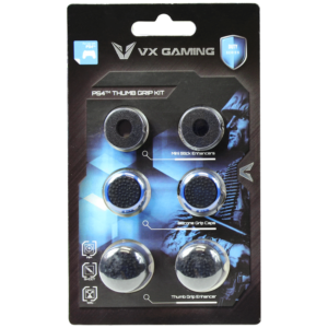 VX Gaming Duty Series Controller Thumb Grips - Black/blue (PS4)