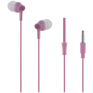 Pro Bass Genesis Series Packaged Aux Earphone No Microphone - Pink