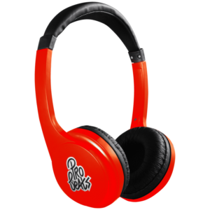 Pro Bass Elevate series Auxiliary Headphone- Red