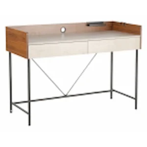 Everfurn Nick Office Desk, x 2 Drawers, Headphone Hook