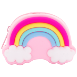 Quest Rainbow Silicone Purse - Pink
