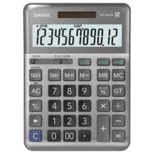 Casio DM-1200FM-W-DP Business Calculator