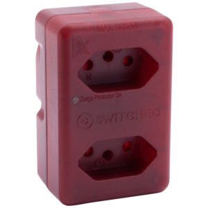 Switched High Surge 2-Way Network Router Safe Adaptor