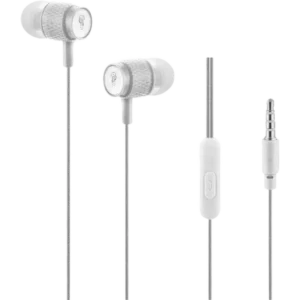 Pro Bass Catalyst series Packaged Aux earphone With Mic- Silver