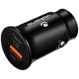 Volkano On-The-Go Dual USB Car Charger 12w