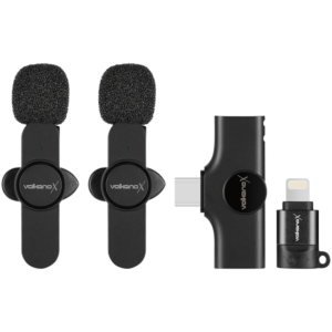 VolkanoX Prodigy Series Wireless Lavalier Microphone - Black