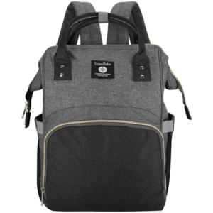 Totes Babe Alma Diaper Backpack Colourblock - Grey/Charcoal