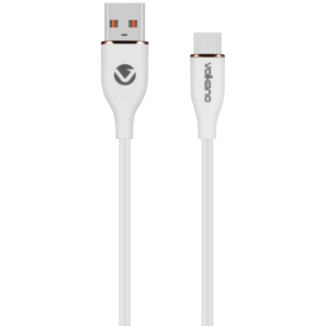 Volkano Flexi Series USB to Type-C 2.5m 30w - White