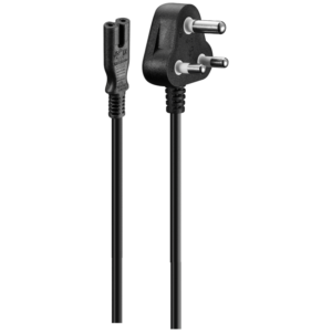Volkano Presto series Power Cable Figure 8 to SA 3pin 1.8m 2.5A - black