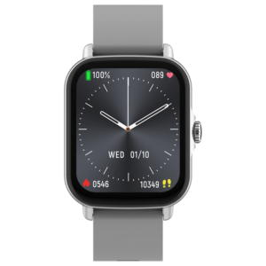 Volkano Active Tech Serene series Watch with heart rate monitor - Silver