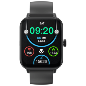 Volkano Chroma Series Smartwatch with Black Strap