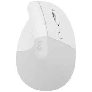 Logitech(R) Lift Vertical Ergonomic Mouse - Off-White/Pale Grey