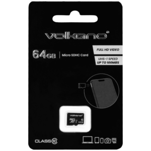 Volkano Micro Series Micro SD card 64GB - Class 10