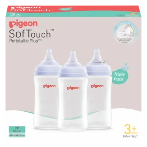 Pigeon Softtouch Bottle 240ml - Triple Pack