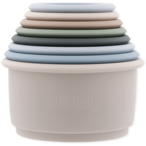 Echo Baby Silicone Stacking Cups - Ocean
