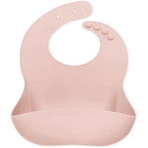 Echo Baby Silicone Bucket Bib - Rose