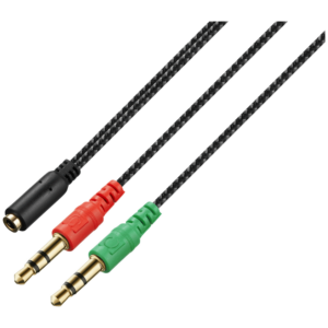 Volkano Unity Series AUX Splitter 4-Pole Socket to 2 AUX