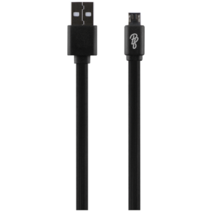 Pro Bass Energize Series Packaged Micro USB Cable - Black - 1.2m