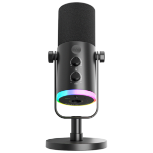 Fifine AM8 NEO RGB Dual Port Microphone with Stand