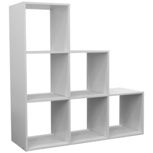 Everfurn Hexagon Bookshelf, High Pressure Laminate