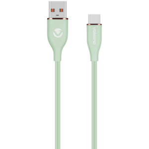 Volkano Flexi Series USB to Type-C 2.5m 30w - Green