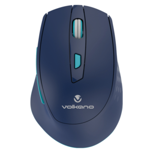 Volkano Chrome Series Wireless Mouse - Blue