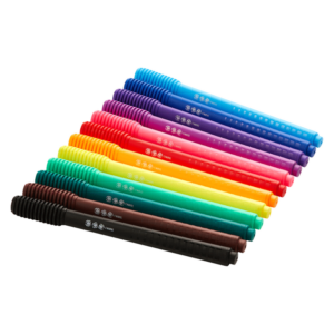 Spiderman 12 Capfix Connectable Fibre Markers Multi