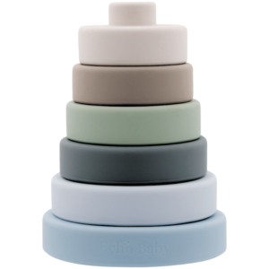 Echo Baby Silicone Stacking Rings - Ocean