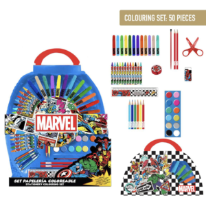COLOURING STATIONERY SET 50 PIECES AVENGERS