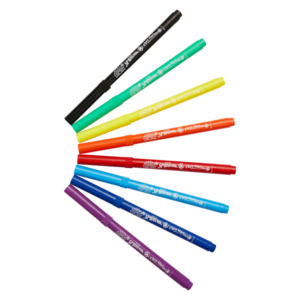 Spiderman 8 Primary Colour Fibre Markers Multi